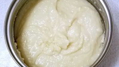 кокосовое мороженое с клюквой