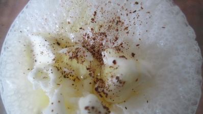 коктейль из мороженого с корицей и имбирем