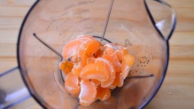 легкое домашнее мороженое мандариновое