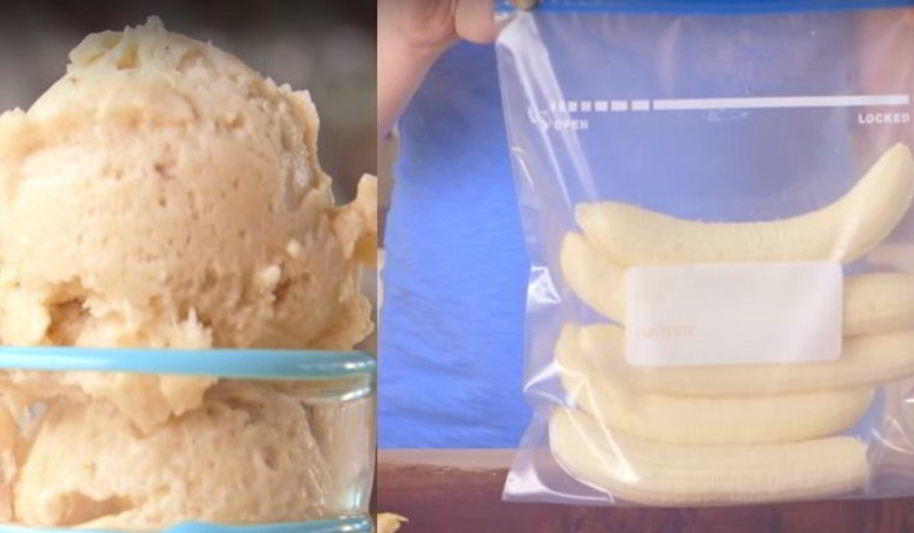 Рецепт мороженого из банана