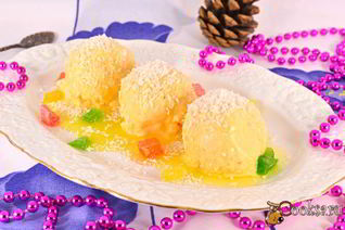 Мороженое с хурмой