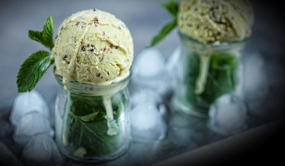 Рецепт мятного мороженого с шоколадом