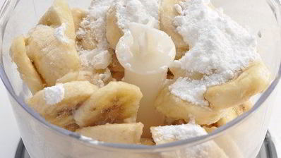 постное банановое мороженое