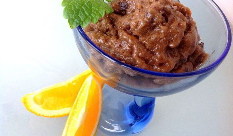 Рецепт постного шоколадного мороженого