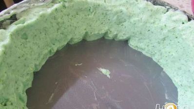 торт-мороженое арбуз