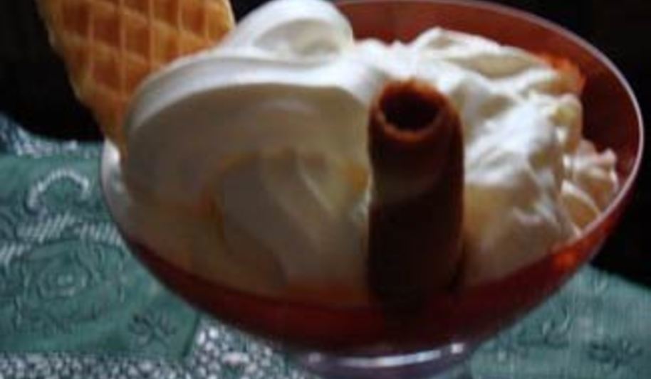 Рецепт ванильного мороженого