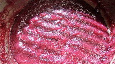 черничный мусс под сливками