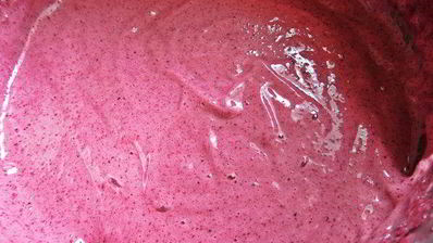 черничный мусс под сливками