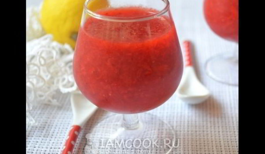 Рецепт клубничного мусса