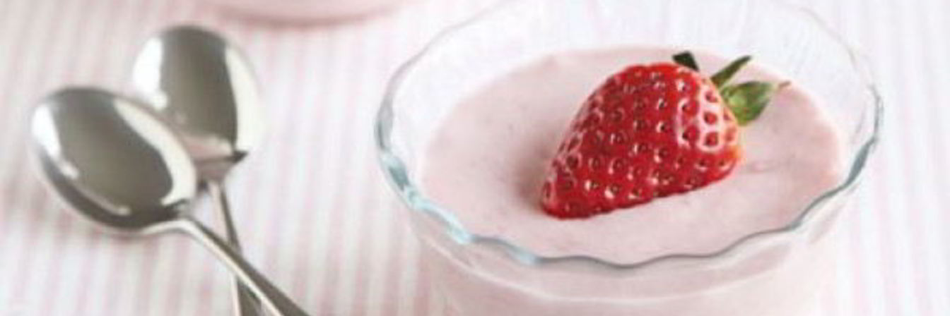 Клубничный зефирный мусс