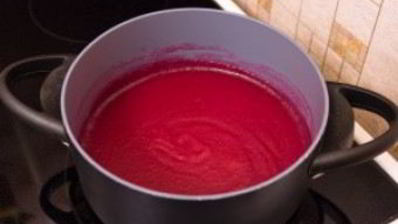 клюквенный мусс