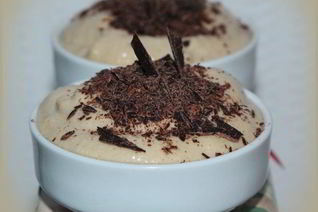 Кофейно-творожный мусс