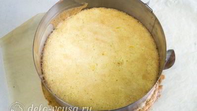 лимонно-клубничный муссовый торт