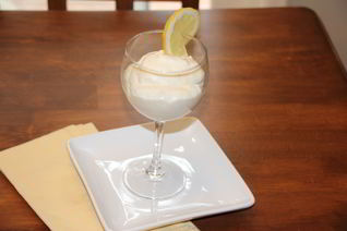 Лимонный крем-мусс со сгущенным молоком