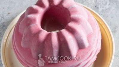 малиновый муссовый торт