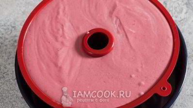 малиновый муссовый торт