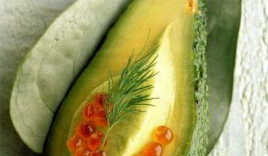 Рецепт мусса из авокадо с красной икрой