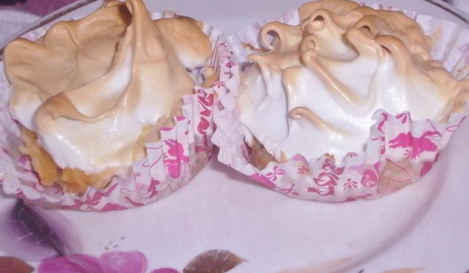 Рецепт мусса из белка, яблок и банана