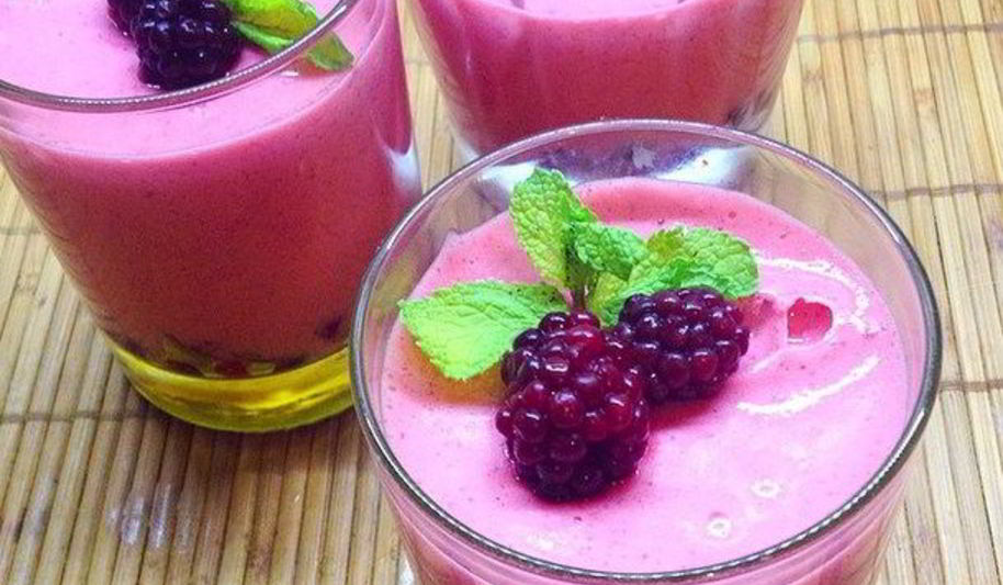 Рецепт мусса из брусники и ежевики