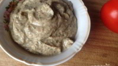 мусс из запеченных баклажанов