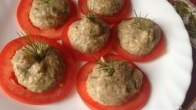 мусс из запеченных баклажанов