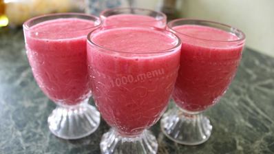 мусс клюквенный с манной крупой