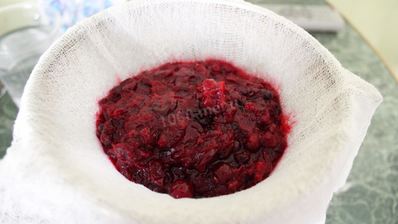 мусс клюквенный с манной крупой