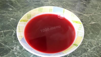 мусс клюквенный с манной крупой