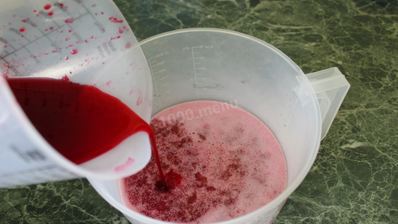 мусс клюквенный с манной крупой