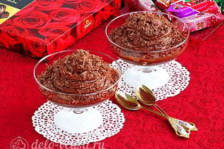 Шоколадно-молочный мусс