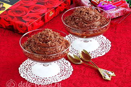 Шоколадно-молочный мусс