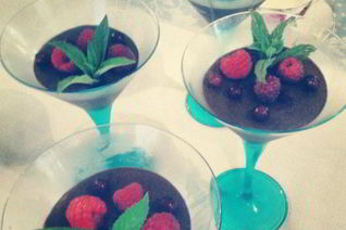 Шоколадно-ванильный мусс