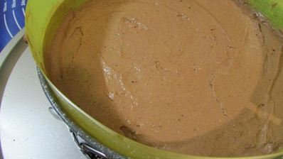 шоколадно-вишневый торт-мусс