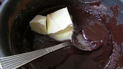 шоколадно-вишневый торт-мусс