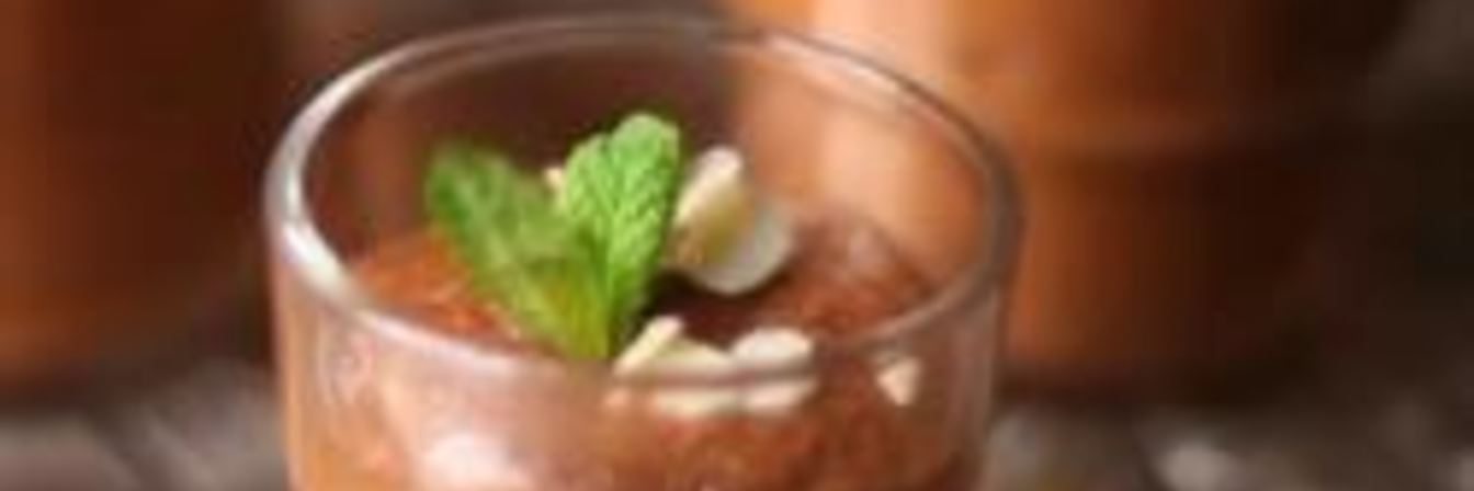 Шоколадный мусс с апельсином