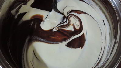 торт-мусс без выпечки сладкий дуэт