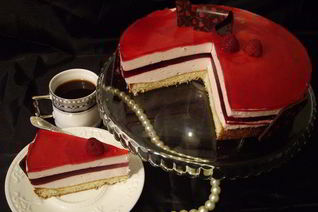 Торт-мусс клюква