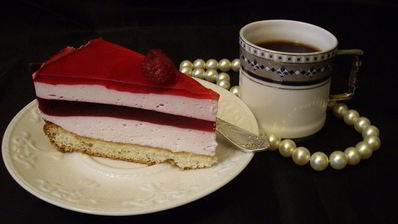 торт-мусс клюква