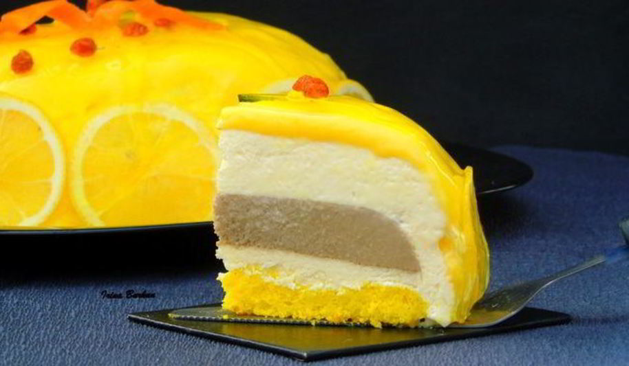 Рецепт торта-мусса лимонного тирамису