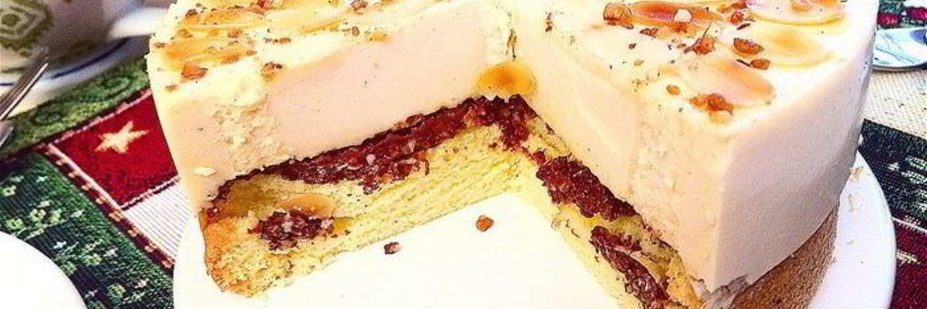 Торт-мусс с соленой карамелью