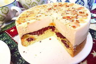 Торт-мусс с соленой карамелью