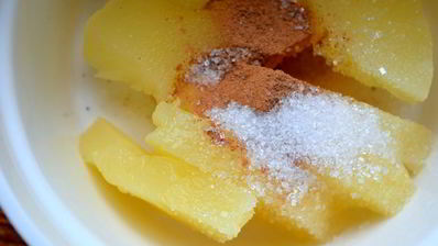 творожный мусс с ананасом и карамельными нотами