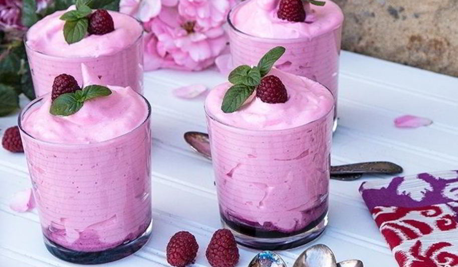 Рецепт ягодного мусса с белком