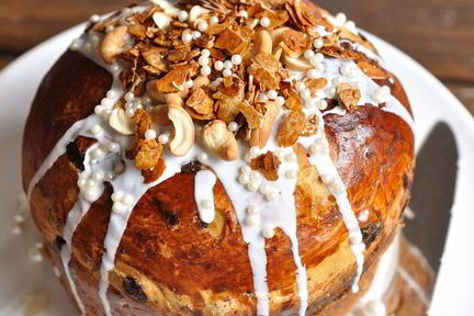 Кулич на сметане