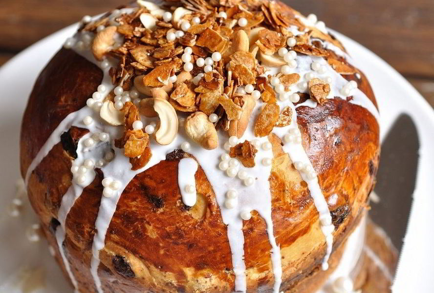 Кулич на сметане