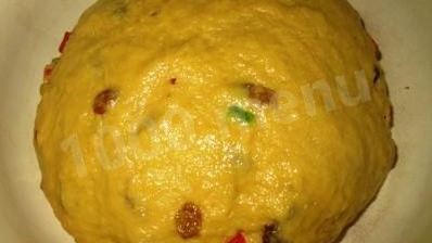 пасха простая с изюмом