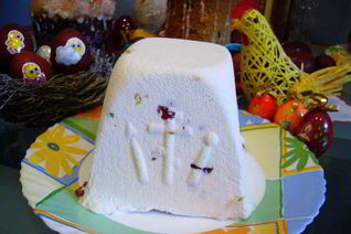 Пасха творожная с мармеладом