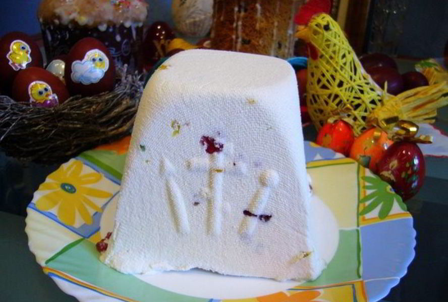 Пасха творожная с мармеладом