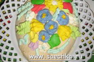 Пасха творожно-сметанная с вареным сгущенным молоком