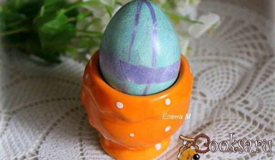 Рецепт пасхальных яиц, способ окрашивания